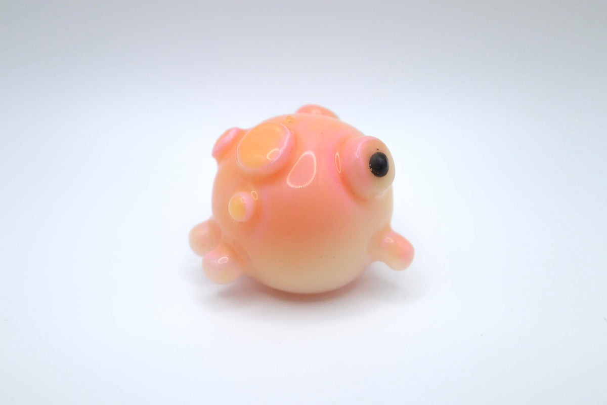 B-GRADE PINK Yellow-Bellied Frog Keychain (DISCOUNTED)