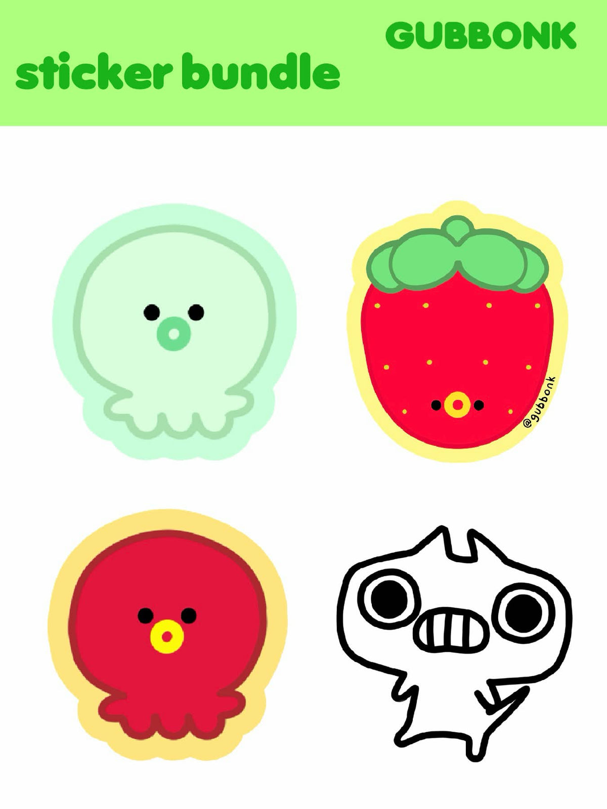 GUBBONK Sticker Bundle